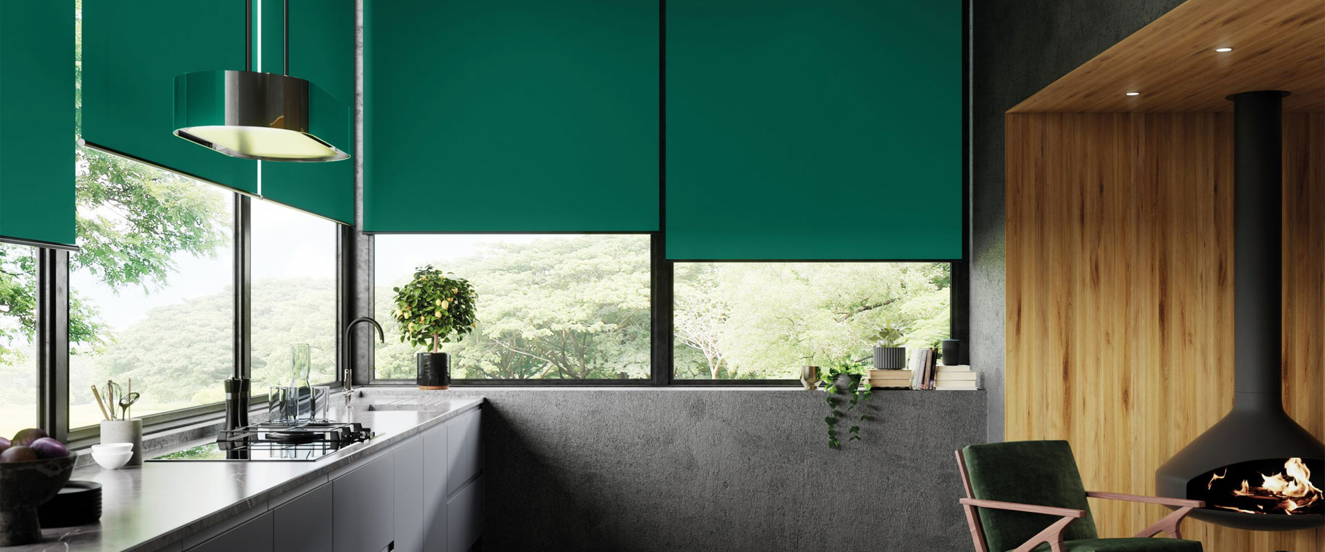 Made to measure roller blinds in Cornwall